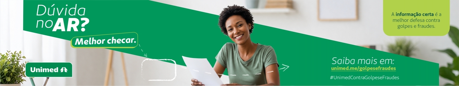 Dúvida no ar? Melhor checar.