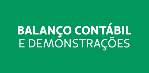 Balanço contábil e demonstrações